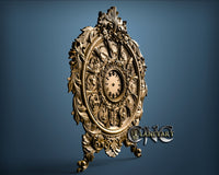 Zodiac Clock, 3D STL Model 1218