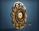 Zodiac Clock, 3D STL Model 1219