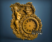 Pirate Clock, 3D STL Model 1223