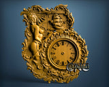 Pirate Clock, 3D STL Model 1223