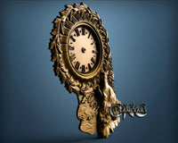 Wolf Clock, 3D STL Model 1227