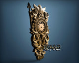 Poseidon Clock, 3D STL Model 1230