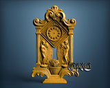 Woman Clock, 3D STL Model 1234