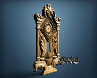 Woman Clock, 3D STL Model 1234