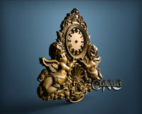 Angel Clock, 3D STL Model 1239