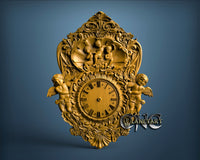 Angel Clock, 3D STL Model 1242