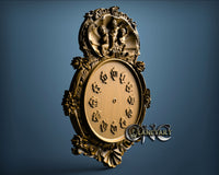 Angel Clock, 3D STL Model 1243