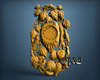 Birds Clock, 3D STL Model 1244