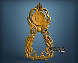 Chinese Woman Clock, 3D STL Model 1246