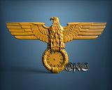 Eagle Clock, 3D STL Model 1249