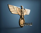 Eagle Clock, 3D STL Model 1249