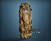 Flowers Clock, 3D STL Model 1253