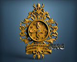 Latin words Clock, 3D STL Model 1256