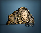 Lions Emblem Clock, 3D STL Model 1259