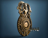 Maya Clock, 3D STL Model 1260