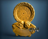 People Clock, 3D STL Model 1263