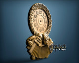 People Clock, 3D STL Model 1263