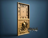 Sceleton Clock, 3D STL Model 1265