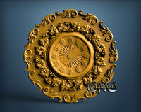 Clock, 3D STL Model 1271