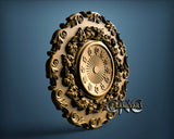 Clock, 3D STL Model 1271