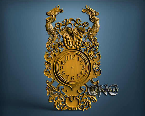 Clock, 3D STL Model 1284