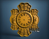 Iron Chain Clock, 3D STL Model 1287