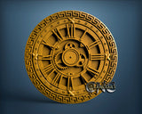 Clock, 3D STL Model 1292