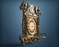 Wall Clock, 3D STL Model 1293