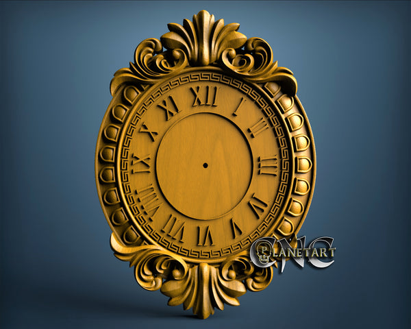 Clock, 3D STL Model 1294