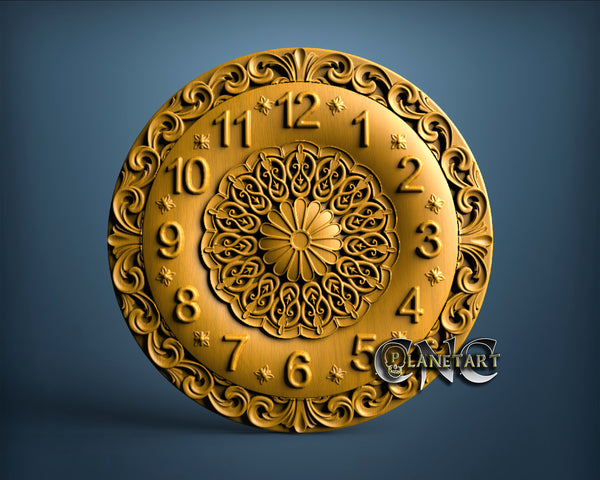 Clock, 3D STL Model 1298