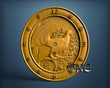 Clock, 3D STL Model 1301