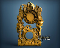 Game of Thrones Clock, 3D STL Model 1303