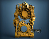 Game of Thrones Clock, 3D STL Model 1303