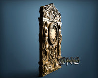 Girls Clock, 3D STL Model 1304