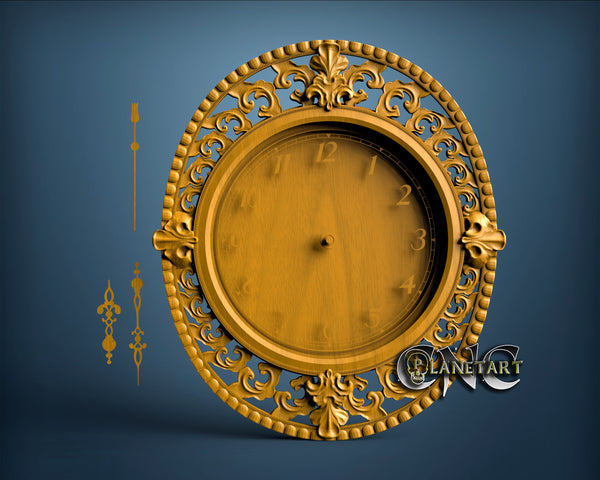 Clock, 3D STL Model 1313