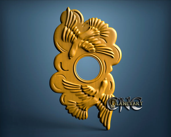 Framed Clock, 3D STL Model 1315