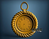 Clock, 3D STL Model 1316