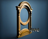 Framed Clock, 3D STL Model 1342