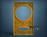 Clock Framed, 3D STL Model 1343