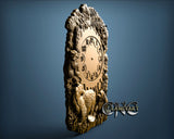 Animal Clock, 3D STL Model 1346