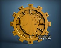 Clock, 3D STL Model 1350