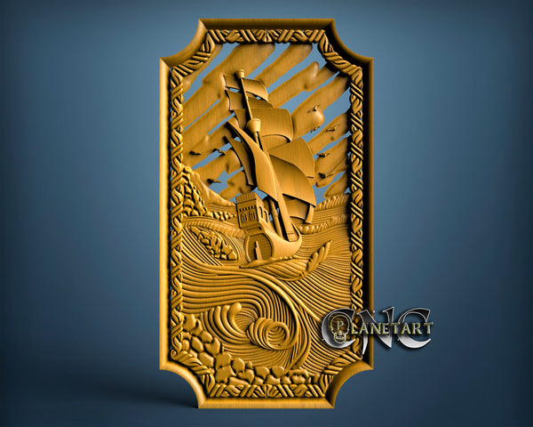 Ship, 3D STL Model 2148