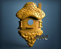 Bird House, 3D STL Model 2156