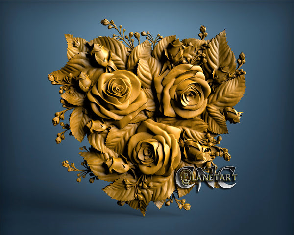 Flower, 3D STL Model 2533