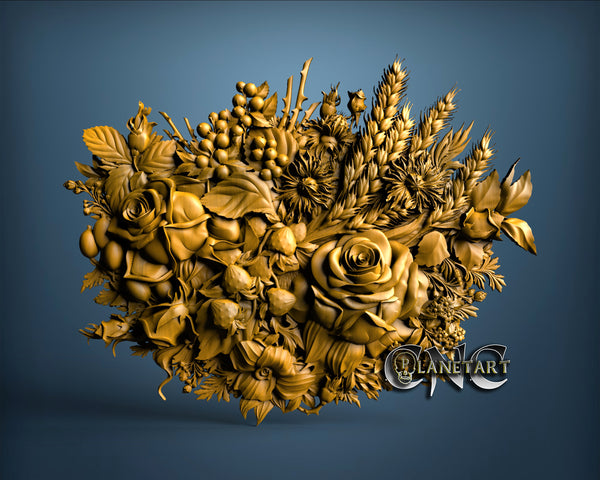 Flower, 3D STL Model 2535