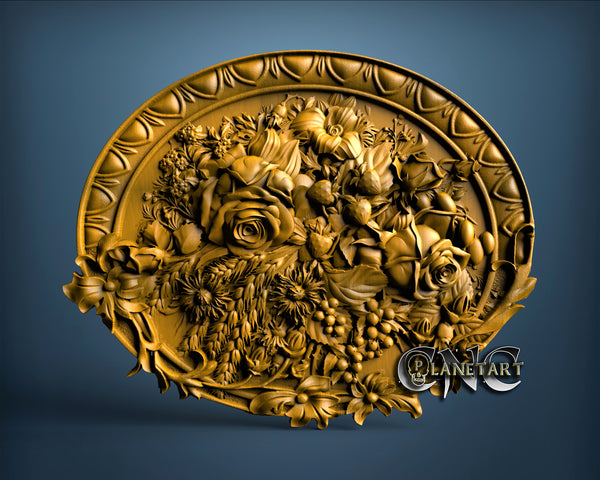 Flower Bouquets, 3D STL Model 2536