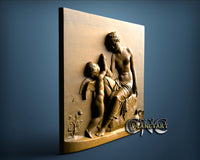 Women & Angel, 3D STL Model 2684