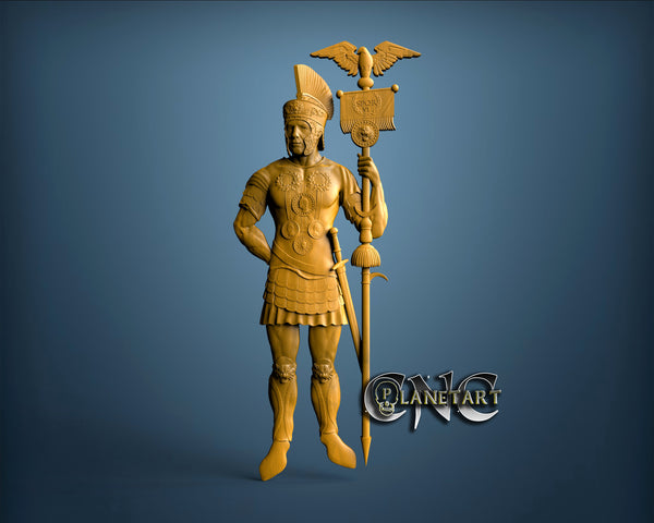 Antic Rome Legioner, 3D STL Model 2813