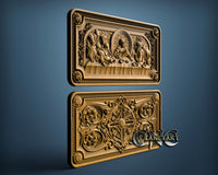 Last Supper, 3D STL Model 4419