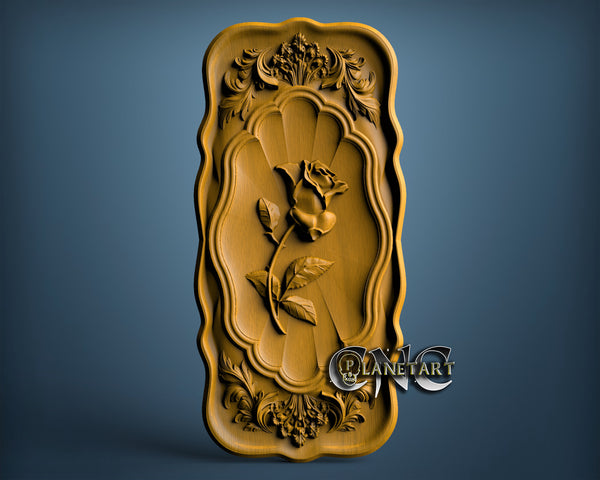 Rose, 3D STL Model 4423-1